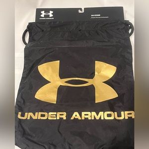 Under Armour Sackpack black with gold